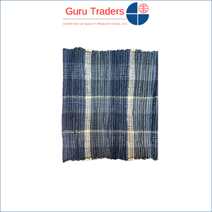 Custom Size Available Highest Selling Excellent Quality Non-Slip & Sustainable Hand Embroidered Chindi <b>Mats</b> for Doors on Sale - Product Image 4