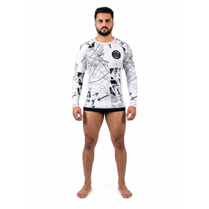 OEM Custom Sublimated 85/15 Polyester Elastane Rashguard Streetwear MMA BJJ No-Gi Fightwear Sun Protection Clothing Excellent - Product Image 1