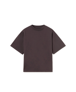 เสื้อยืดผู้ชายทรงโอเวอร์ไซส์ แขนสั้น ผ้าเจอร์ซีย์คอตตอน 100% ระบายอากาศได้ดี พิมพ์ลายซิลค์สกรีน ดีไซน์เรียบๆ  รับสกรีนโลโก้ด้านหน้า - Product Image 1