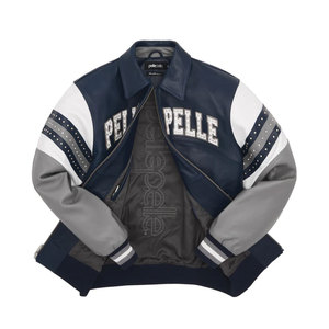 Chaqueta de Cuero de Moda para Hombre, Chaqueta de Cuero Genuino de Cordero, Chaqueta de Cuero Clásica y Elegante para Hombre, Ropa Exterior de Alta Calidad - Product Image 3