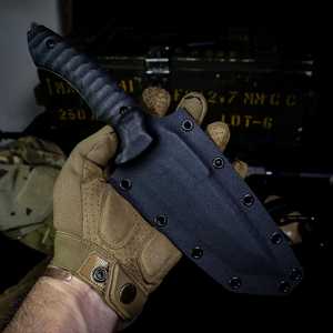 Kitchen Cooking Damascus Steel Straight <b>Back</b> Blade Serrated Edge Wood Handle OEM Outdoor Survival Knife - Product Image 5