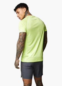เสื้อยืดผู้ชายแขนสั้นผ้าแคนวาสระบายอากาศ แห้งเร็ว สำหรับวิ่ง ฟิตเนส ออกกำลังกาย สวมใส่สบายๆ สไตล์สปอร์ต ผ้าถัก ทรงเข้ารูป ไซส์ใหญ่ - Product Image 3