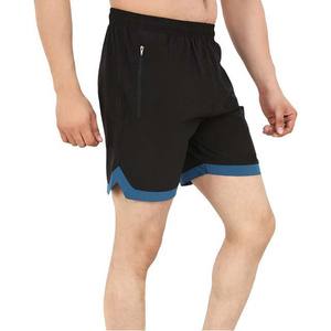 Pantalones Cortos Deportivos de Forro Polar Negro para Hombre, con Cintura Elástica, Suaves, Cálidos, Casuales, con Bolsillos y Cordón Ajustable - Product Image 5