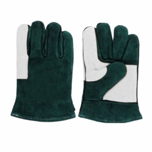 New Arrival Safety Leather Welding <b>Gloves</b> for Adults Heat Resistance TIG Full Thumb Cotton Liner Molten Metal Splash Protection - Product Image 4