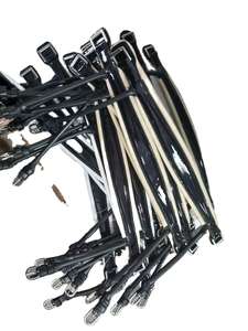 Fab International Premium - Correa de nariz de cuero personalizada para caballo, con relleno, estilo inglés, duradera y cómoda - Product Image 2