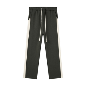2026 <b>Summer</b> Casual Men's <b>Pants</b> for Men with Wide Legs Design Elastic Waist 100% Cotton for Selling Online - Product Image 4