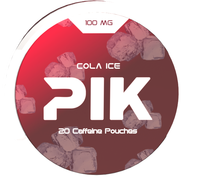 Sachets de caféine glacée PIK Cola de qualité alimentaire Wild 100 MG, 20 unités