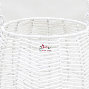 Bougeoirs lanterne en bambou rotin écologique, suspendus extérieurs vintage faits à la main pour la décoration intérieure - Product Image 5