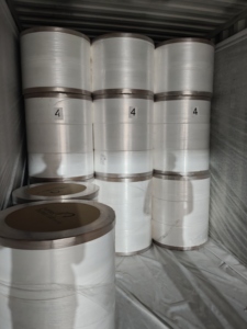 Tissu non tissé 100% polypropylène, tissu SSMMS en polypropylène filé, pour la fabrication de couches, densité de 10 à 18 g/m², couleur blanche - Product Image 3