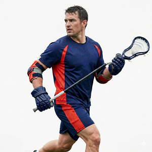Camiseta Deportiva de Lacrosse para Hombre Sublimada, Camiseta de Lacrosse Premium para Hombre, Camiseta de Lacrosse Personalizada con Estampado para Hombre - Product Image 5