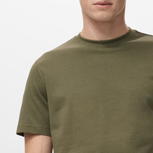 Chemise en coton pour homme, finition raffinée, choix décontracté élégant, coutures de haute qualité avec col ras du cou, design uni 2026 - Product Image 3