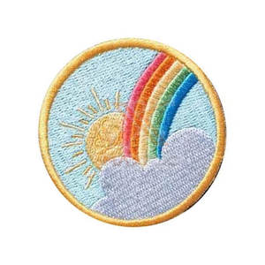 Badges brodés à la main sur mesure en gros, service OEM, derniers modèles de badges brodés à la main - Product Image 5