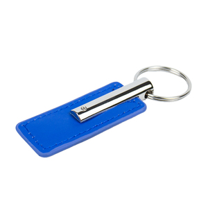 Premium Genuine Leather Metal Plate Keychain Stylish Leather and Metal Accessory Classic Durable Key Fob for Everyday Use Gift