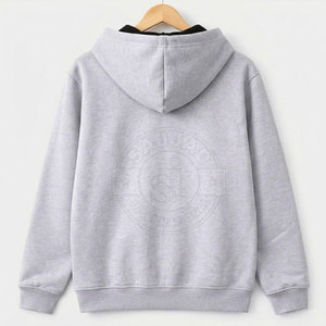 เสื้อฮู้ดผู้ชายประดับเพชรเทียม ดีไซน์ทันสมัย สไตล์สตรีทแวร์ ใส่สบาย เหมาะสำหรับงานปาร์ตี้และแฟชั่นประจำวัน - Product Image 2