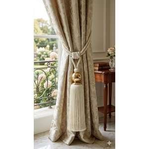 Luxury Curtain Tieback Rope Holdback Decorative Tassel <b>Tie</b> <b>Back</b> for Drapes Window Curtain Accessories Home Decor Modern Style - Product Image 4