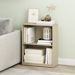 Bibliothèque ouverte à 2 niveaux Gruen, finition pin métropolitain - Product Image 1