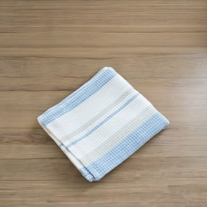 Toallas de cocina de golf de la India Toalla de cocina de gofres a rayas vintage Toalla de cocina de algodón ecológica al precio más barato - Product Image 1