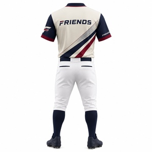 Professional Manufacturer <b>Baseball</b> Uniform Durable Polyester Breathable Eco-Friendly Lightweight Outdoor Sports - Product Image 6