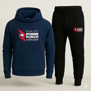 Conjunto Deportivo Casual de 2 Piezas para Hombre, de Alta Calidad, en Felpa de Algodón para Invierno, con Pantalones y Sudadera Personalizados - Product Image 5