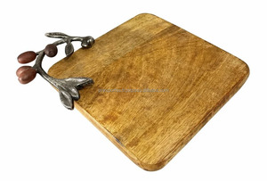 Precio bajo Venta caliente Suministro Tabla de cortar de madera Tabla de cortar de queso grande Tabla de cortar para Cocina - Product Image 3