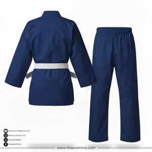 Kimono de karaté Premium Mawra 100 % coton pour Kata et Kumite – Tenue d'entraînement durable et personnalisable pour adultes - Product Image 4