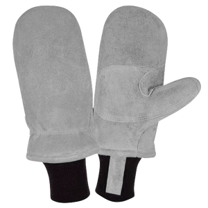 Premium Heavy Duty Cowhide Split Leather <b>Mitten</b> <b>Gloves</b> Anti Vibration Anti Slip Elastic Wristlet Oven Safety Protection Smooth - Product Image 5