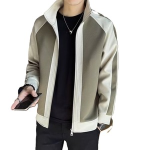 Chaqueta Bomber OEM para Hombre, Color Negro y Blanco, Ecológica, Transpirable, con Cuello Camisero, Casual, Impermeable, Reversible - Product Image 1