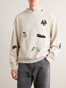 Sudadera con capucha lisa de gran tamaño de 100% algodón Unisex logotipo personalizado calidad pesada OEM letra gráfica Sudadera con capucha transpirable hombres mujeres - Product Image 2