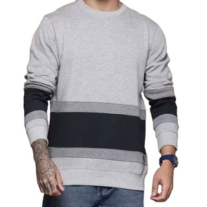 Derniers sweatshirts unis personnalisés pour hommes vêtements de sport col rond 100% sweatshirt en coton pour hommes nouveaux sweatshirts de couleur différente - Product Image 1
