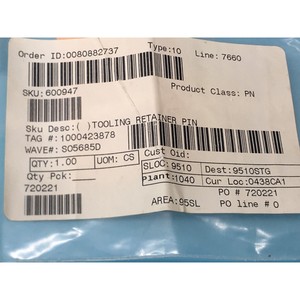 2 LAM 600947 ( )TOOLING RETAINER PIN, 174822 - อุปกรณ์และชิ้นส่วนเซมิคอนดักเตอร์ระดับโลกที่เชื่อถือได้ที่ - Product Image 4