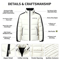 Blouson Bomber Homme Personnalisable – Col Montant, Fermeture Éclair, Réversible, Rembourrage Fibre de Polyester – Hiver