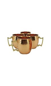 Copper beverage mug set orchid terrace <b>cups</b> <b>reusable</b> premium cocktail serving durable collection mugs - Product Image 1