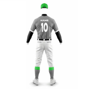 Uniforme de Softbol Personalizado con Nombre y Números del Equipo, Ropa de Entrenamiento y Práctica, Jersey con Botones y Pantalones con Impresión Digital - Product Image 3