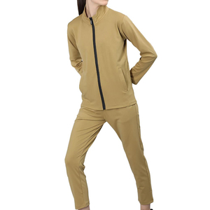 Conjunto Deportivo de Dos Piezas para Mujer, Moderno, de Invierno, con Capucha, Manga Larga, Cómodo, Mezcla de Algodón, para Deportes, Fitness, Gimnasio, Correr, Uso Diario - Product Image 4