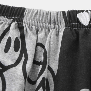 เสื้อยืดโอเวอร์ไซส์ปักลายผ้าฝ้ายแท้ 100% ซักแล้ว ขายดีอันดับต้นๆ ชุดเซ็ตเสื้อยืดและกางเกงขาสั้นสำหรับผู้ชายและผู้หญิง รุ่น 2026 - Product Image 6