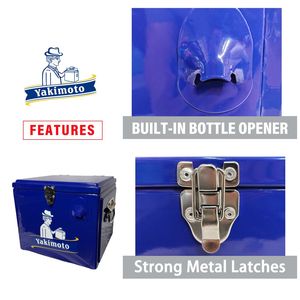 Borsa Frigo Reflex Blu 15L/16Qt con 4 Giorni di Ritenzione del Ghiaccio, Chiusure Metalliche, Capacità 20 Lattine, Maniglia Ergo-Grip per Feste BBQ in Giardino - Product Image 4