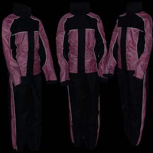 Combinaison de pluie imperméable à capuche pour femme en cuir 2025, petite taille, pour moto, vêtements de course automobile personnalisés pour l'extérieur - Product Image 5