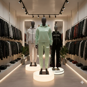 Ranzia Industry, Proveedor de Conjuntos de Sudadera con Cremallera y Pantalones Deportivos de Tela Sostenible con Pedrería, Fabricante Personalizado de Pedrería - Product Image 1