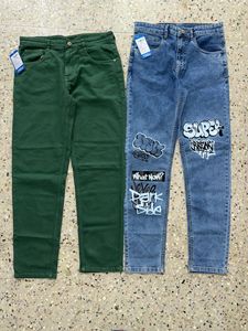 <b>Indian</b> Manufactured Stockify Boys Girls Jeans Premium Denim Pants Durable Casual <b>Trousers</b> For Kids Stylish Comfortable Wear Sale - Product Image 3