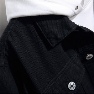 Fleece <b>Jacket</b> <b>for</b> <b>Men</b> <b>Mens</b> Color Block <b>Denim</b> Lapel <b>Jacket</b> <b>Men'S</b> Casual Button Cardigan Jean <b>Jacket</b> Coat With Pocket - Product Image 6