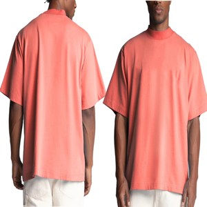 T-shirt en coton uni oversize à épaules tombantes pour hommes, femmes, unisexe, streetwear décontracté, été, doux, respirant, coupe ample, tendance - Product Image 6