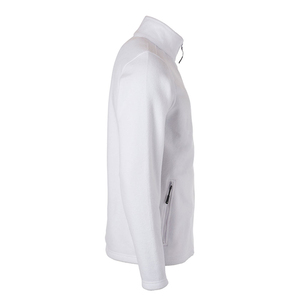Men's Pure <b>White</b> Polar Fleece <b>Jacket</b> Full-Zip Outdoor Thermal <b>Jacket</b> Custom Logo Winters Sports Wear Men's Polar Fleece <b>Jacket</b> - Product Image 3
