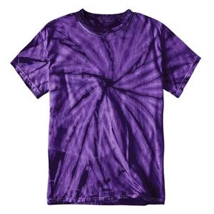 T-shirt unisexe personnalisé OEM tie-dye 100 % coton, style formel, col roulé, manches courtes, respirant, tissu tricoté écologique - Product Image 1