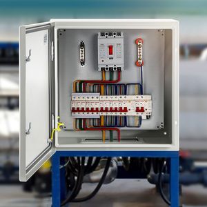 Boîtier électrique métallique NEMA 4X 24x24x8 en acier, indice de protection IP66, résistant à l'eau et à la poussière, pour utilisation en extérieur et en intérieur, pour appareils électroniques et instruments - Product Image 5