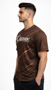 Camiseta de béisbol premium para hombre con sublimación, tela atlética transpirable, estilo deportivo moderno para equipos y marcas - Product Image 3