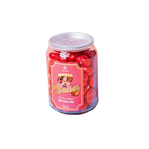 BAISER Chocolate Blanco Sólido Sin Azúcar con Yogur de Fresa, Calidad Premium, 100gr, Certificado ISO, Hecho en Vietnam para Venta al por Mayor - Product Image 1
