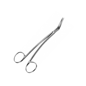 Tijeras Microquirúrgicas Curvas de 160 mm, Acero Inoxidable, Afiladas, Instrumento de Corte Quirúrgico Médico y de Ortodoncia - Product Image 2