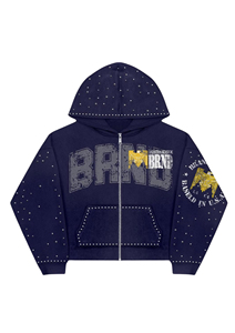 Sweat à capuche brodé sur mesure OEM, sweat à capuche en molleton français, sweat à capuche en coton premium, directement de l'usine pour les labels de mode - Product Image 4