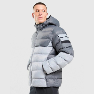 <b>Mens</b> Hooded Puffer <b>Jacket</b> Winter Warm Padded Coat Outdoor Streetwear Wholesale OEM ODM Custom - Product Image 3