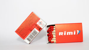 Household Vintage Safety <b>Matches</b> <b>Box</b> 47x35x12mm Wooden Stick Printing Eco-Friendly - Product Image 5
